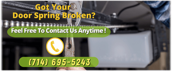 Broken Garage Door Spring Repair Buena Park. CA